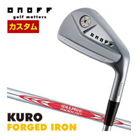 オノフ　2024　KURO　FORGED　アイアン　単品[＃4、＃5、＃6、＃7、＃8、＃9、PW]　N.S.PRO　MODUS3　SYSTEM3　TOUR125　シャフト　標準グリップ仕様　特注カスタムクラブ