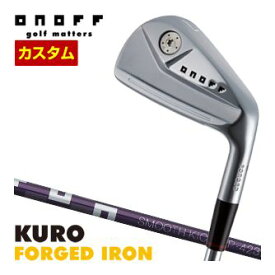 オノフ　2024　KURO　FORGED　アイアン　4本セット[＃7-P]　ONOFF　LP-423I　シャフト　標準グリップ仕様　特注カスタムクラブ