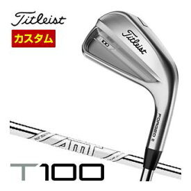 タイトリスト　T100　アイアン　AMT　TOUR　WHITE　シャフト　6本セット[＃5-P]　特注カスタムクラブ