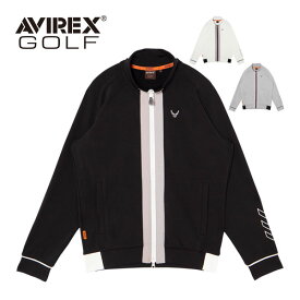 アヴィレックス　ゴルフ　メンズ　ウェア　スポーツライン　フルジップ　スウェットジャケット　AVG2F-AP13　M-XL【あす楽対応】