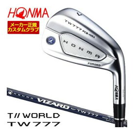 特注カスタムクラブ 本間ゴルフ ツアーワールド TW777 PCB MAX アイアン VIZARD for TW777 シャフト 4本セット[＃7-＃10]