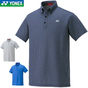 ヨネックス　ウェア　メンズ　ゴルフ　ベリークール　ボタンダウン　半袖　ポロシャツ　GWS1158　M-3L