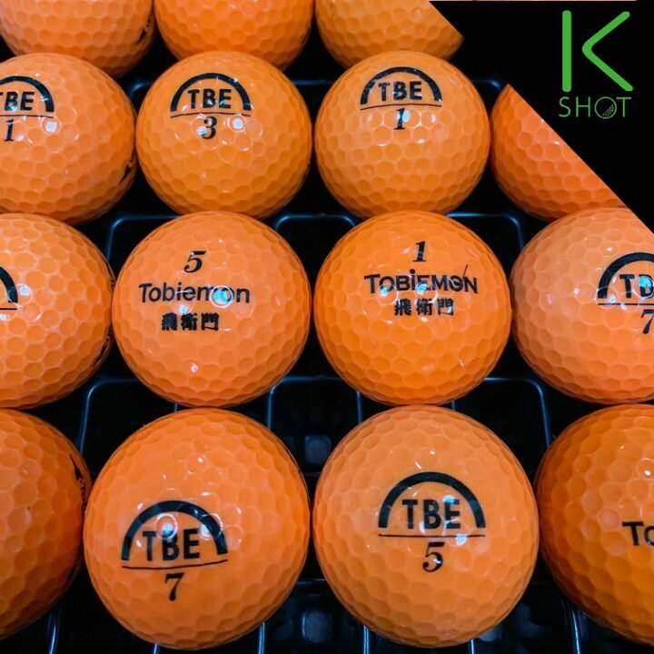 楽天市場 Tobiemon 球 オレンジ 年式混合 高品質 送料無料 ゴルフボール ロストボール トビエモン 中古 ごるふ仙人