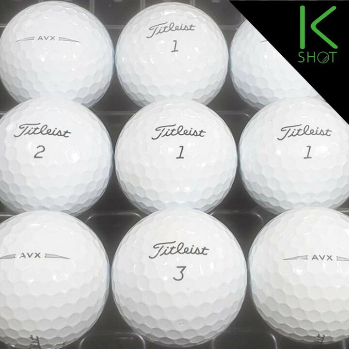 楽天市場 Titleist Avx 10球 ホワイト 高品質 送料無料 ゴルフボール ロストボール 中古 ごるふ仙人