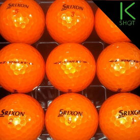 SRIXON　Z-STAR　XV　2019年モデル　10球　オレンジ　★★★★★【高品質】【送料無料】ゴルフボール　ロストボール【中古】