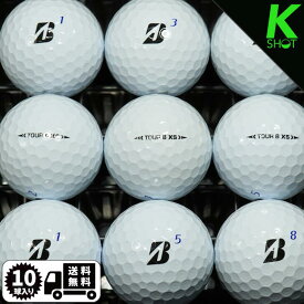 BRIDGESTONE　TOURB　XS　22年　10球　ホワイト★★★★★【高品質】【送料無料】ゴルフボール　ロストボール　ブリヂストン【中古】ブリジストン