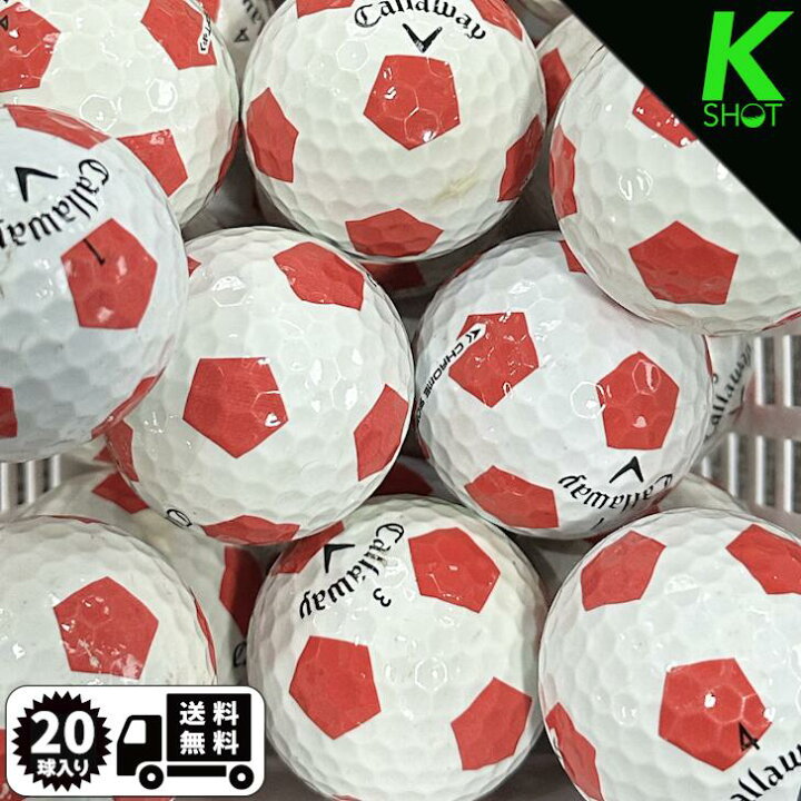 楽天市場】【店内全品P10倍】Callaway CHROME SOFT TRUVIS 20球 レッド  