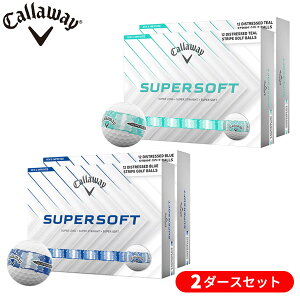 �y2�_�[�X�Z�b�g�z�L�����E�F�C�S���t(Callaway) �X�[�p�[�\�t�g(SUPERSOFT) DISTRESSED�X�g���C�v �S���t�{�[�� 2�_�[�X(24��) 2026�N���f��(���{���K�i)