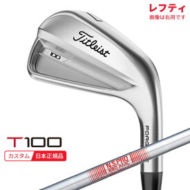 (ポイント10倍)(特注 納期2-5週)(レフティ) タイトリスト Tシリーズ T100 アイアン単品(#3,#4) N.S.PRO-880AMC シャフト 2023年モデル(日本正規品)