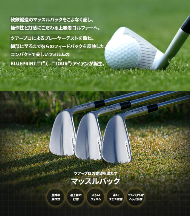 楽天市場】(ポイント10倍)(特注 納期2-3週) (レフティ) ピンゴルフ 