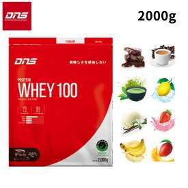 (即納)DNS ディーエヌエス ザ プロテイン(THE PROTEIN) ホエイ100 2000g(チョコレート/いちご/カフェオレ/抹茶/バナナ/バニラ/マンゴー/レモン)