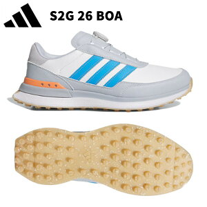 �y�ő�20���܂Ƃߔ����Ώەi�z(�N���A�����X)�A�f�B�_�X �S���t(adidasGOLF) S2G 26 �{�A OPJ92 �X�p�C�N���X �S���t�V���[�Y BOA�^�C�v �����Y 2026�N�t�āy���z