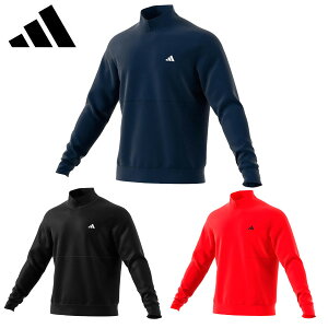 (クリアランス)アディダスゴルフ アディゼロ ファブリックミックス長袖ハーフジップ ジャケット KUH42 メンズ ウェア 2025年春夏