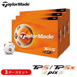 �y3�_�[�X�Z�b�g�z�e�[���[���C�h(TaylorMade) 2026 TP5-pix(�e�B�[�s�[�t�@�C�u�E�s�b�N�X) �S���t�{�[�� 3�_�[�X(36��) 2026�N���f�� (���{���K�i)