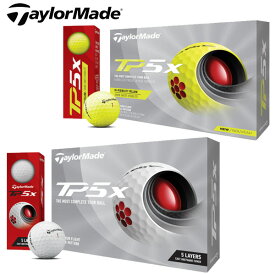 (あす楽対応)テーラーメイド TP5x ゴルフボール 1ダース(12球) 2021年モデル (日本正規品)【ASU】