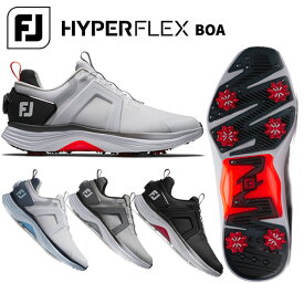 (即納)フットジョイ ハイパーフレックス ボア(HYPERFLEX BOA) メンズ ゴルフシューズ BOAタイプ スパイク 2025年モデル