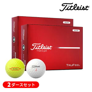 (���[)�y2�_�[�X�Z�b�g�z�^�C�g���X�g(Titleist) 2026 �g�D���[�t�B�[��(TRUFEEL) �S���t�{�[�� 2�_�[�X(24������) 2026�N���f�� (���{���K�i)