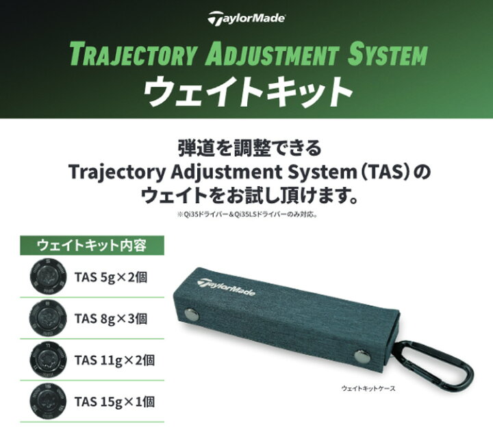 楽天市場】(即納)テーラーメイド Qi35 Qi35LS ドライバー 専用ウェイト 