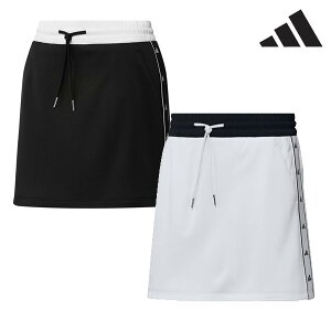 (即納)(クリアランス) アディダス ゴルフ 保温 フリース サイドテープスカート KRK39 レディース ウェア 2024年秋冬【ASU】