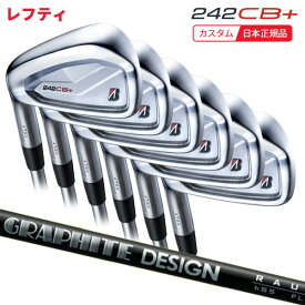 (ポイント10倍)(特注 納期2-4週)(レフティ)ブリヂストン Bシリーズ 242CB+ アイアンセット(6本 #5-9,PW) RAUNE-i105 シャフト 2024年モデル(日本正規品)