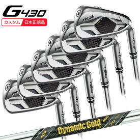 (ポイント10倍)(特注 納期5-7週) ピンゴルフ G430 アイアンセット(6本 #6-PW,45) ダイナミックゴールド MIDツアーイシュー シャフト 2022年モデル (日本正規品)