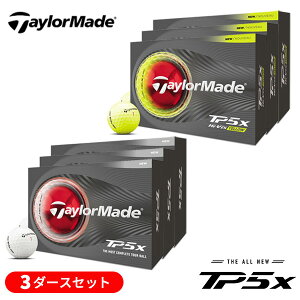 (���[)�y3�_�[�X�Z�b�g�z�e�[���[���C�h(TaylorMade) 2026 TP5x �S���t�{�[�� 3�_�[�X(36��) 2026�N���f�� (���{���K�i)