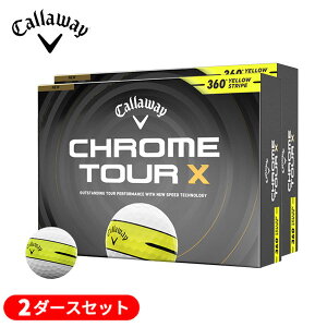 (���[)�y2�_�[�X�Z�b�g�z�L�����E�F�C�S���t(Callaway) �N�����c�A�[X(CHROME TOUR X)�C�G���[360°�X�g���C�v �S���t�{�[�� 2�_�[�X(24������) 2026�N���f��