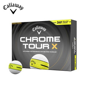 (���[)�L�����E�F�C�S���t(Callaway) �N�����c�A�[X(CHROME TOUR X)�C�G���[360°�X�g���C�v �S���t�{�[�� 1�_�[�X(12������) 2026�N���f��
