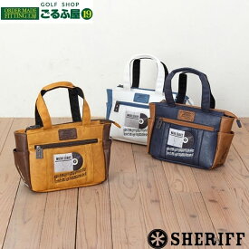 シェリフ 【数量限定】SHERIFF 2025新作 ミュージックシリーズメンズ ラウンドポーチ カートバッグ ゴルフバッグ レディース レア 限定バッグ 各カラー100個生産 おしゃれ カッコいい かわいい SMU-004RP 合成皮革