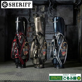 シェリフ スタンダード 【数量限定】 SHERIFF STANDARD 2024新作 10月中旬発売 イーグルシリーズ アメカジ メンズ キャディバッグ ゴルフバッグ レディース レア 限定バッグ 各カラー100本生産 おしゃれ カッコいい オンリーワン 個性派 刺繍 SFE-002