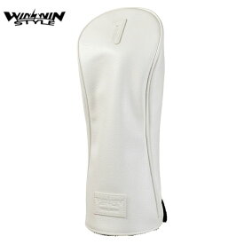 WINWIN STYLE ウィンウィンスタイル 新モデル NEO CLASSIC ネオクラシック DR用 HEAD COVER ドライバー用ヘッドカバー WHITE ホワイト HCN-201 カッコいい オシャレ シンプル メンズ レディース ギフト プレゼント 記念日 誕生日 クリスマス コンペ 景品 賞品 ゴルフ