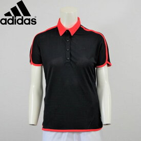 adidas golf アディダス ゴルフ シングルパネル 半袖シャツ ポロシャツ POLO SHIRT 2020春夏モデル レディース ウェア 服 トップス 半袖 黒 BLACK ブラック GLD44-FJ4402 ゴルフウェア スポーツ ウォーキング ランニング 通気性 スタイリッシュ 正規品 プレゼント