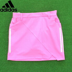 adidas golf アディダス ゴルフ スリーストライプス サイドスリットスコート 3-STRIPES SKORTスコート スカート 2021春夏モデル レディース ウェア 服 ボトムス ピンク PINK GM3814 ゴルフウェア スポーツ 吸水速乾 ストレッチ 伸縮性 インナーパンツ付き 正規品