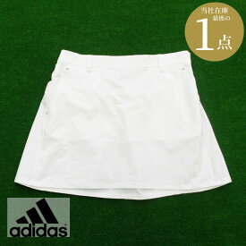 adidas golf アディダス ゴルフ バックロゴ フレアスコート スコート スカート 2020春夏モデル レディース ウェア 服 ボトムス ホワイト WHITE GLD39 FJ4394 ゴルフウェア スポーツ 吸水速乾 ストレッチ 伸縮性 インナーパンツ付き 紫外線カット UV50 正規品