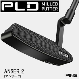 （日本仕様正規品）ピン PLD ミルドパター ANSER 2 アンサー2 マットブラック仕上げ