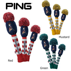 PING ピン ゴルフ ミスターピン リミテッド ヘッドカバー（HC-C2201）2022 Mr.Ping ニット