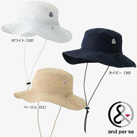 アンパスィ ゴルフ サファリハット（AUS8614）2024春夏 バケットハット 帽子 UV 広ツバ