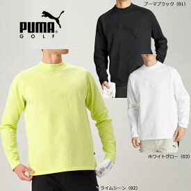 （セール）プーマ ゴルフ PF パフォーマンス 二ティング クルースウェット（630417）メンズ 2024秋冬 長袖