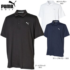 (セール)プーマ ゴルフ メンズ ICON ポロシャツ 2.0 - LC(631063)2025春夏 半袖シャツ 4wayストレッチ
