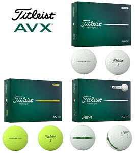 Titleist(�^�C�g���X�g)�S���t�{�[�� AVX 2026�N���f�� �z���C�g �C�G���[ AIM(�G�C��) 1�`5�_�[�X�Ή�