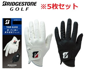 �y5���Z�b�g�zBRIDGESTONE GOLF(�u���a�X�g���S���t)TOUR GLOVE �l�H��v GL2602 �S���t�O���[�u �S�V��Ή� �����Y