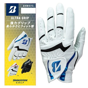 �u���a�X�g���S���t �O���[�u GL2605 �z���C�g/�u���[ ULTRA GRIP BRIDGESTONE GOLF