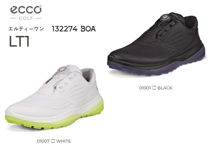 楽天市場】ECCO ecco エコー GOLF ゴルフシューズ LT1 Boa エルティー 