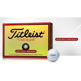 Titleist タイトリスト ボール HVC ソフト ディスタンス 1ダース 12球入