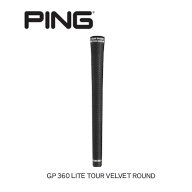 PING(ピン)グリップ GP 360 LITE TOUR VELVET ROUND バックラインなし 【日本正規品】