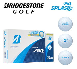 BRIDGESTONE GOLF(�u���a�X�g���S���t)TOUR B JGR SPLASH �X�v���b�V�� �S���t�{�[�� 1�`5�_�[�X�Ή� �z���C�g �����Y �S���t ���{��