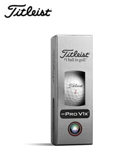 Titleist(�^�C�g���X�g) Pro V1x Left Dash �v��V1x ���t�g�_�b�V�� �S���t�{�[�� 1�X���[�u(3��) T204L9S-J White