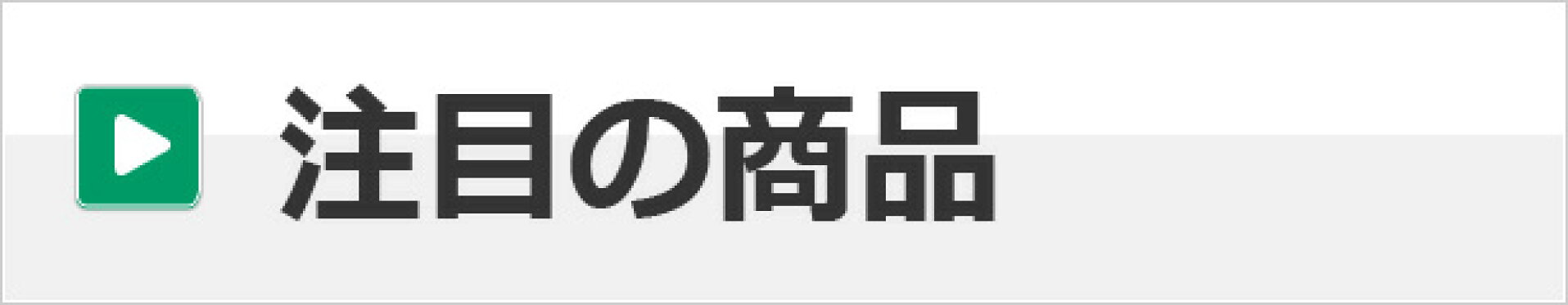 注目の商品