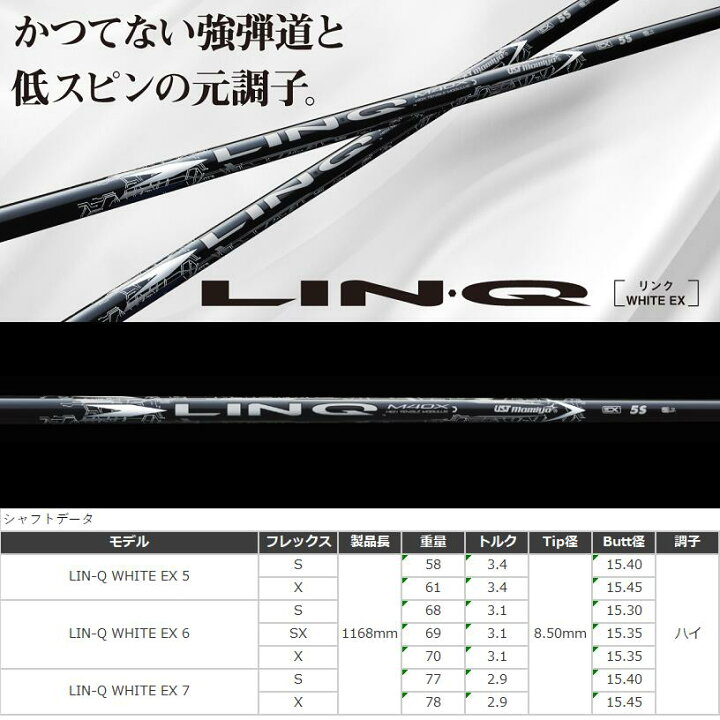 楽天市場】【日本正規品】 LIN-Q WHITE EX テーラーメイド スリーブ付 