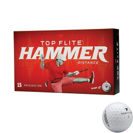 【1スリーブ(3個入)】 【特価品】トップフライト ハンマーディスタンス （Top-Flite 2020 Hammer Distance Golf Balls） ゴルフボール TFB0035 【ゴルフ】【アメリカ売上NO.1ブランド】